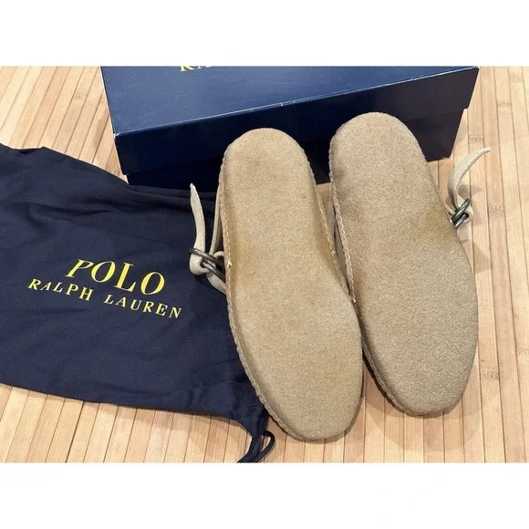 Polo Ralph Lauren NEW Men’s Suede Myles Chukka Loafer 8.5 D Leather NWB W/Bags
